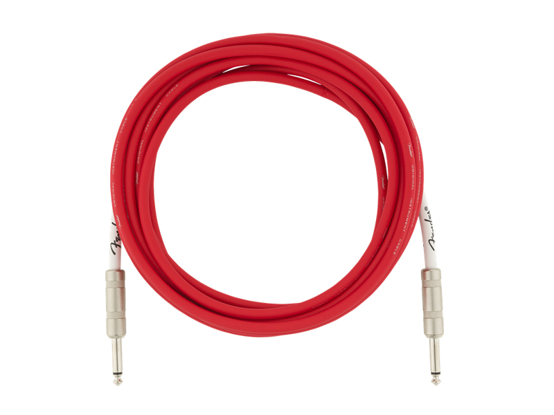 FENDER Original Series Instrument Cable, 15', Fiesta Red | Nástrojové kabely v délce 4,5m - 03