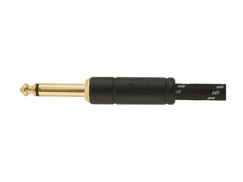 FENDER Deluxe Series Instrument Cable, Straight/Straight, 25', Black Tweed | Nástrojové kabely v délce 7,5m - 02