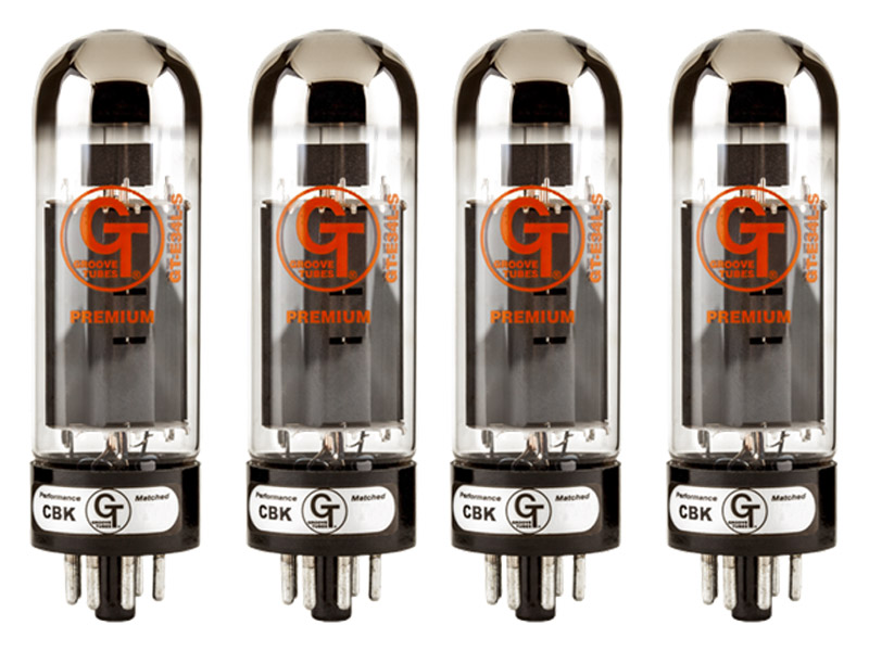 GROOVE TUBES GT-E34LS MED QUARTET výkonová elektronka | Výkonové lampy EL34 - 01