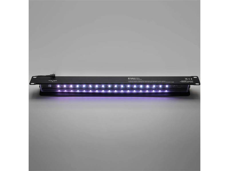 Adam Hall 87451 PRO - Racková LED lampička bílé světlo 1U | Rackové osvětlení - 05