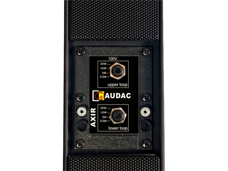 AUDAC AXIR/B - designový sloupový reprobox 6 Ohm 120W RMS - černý | Sloupové reproboxy - 03