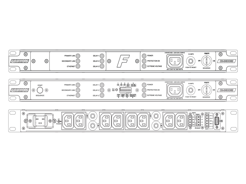 Furman CN-3600S E | Sekvenční a backup systémy - 06