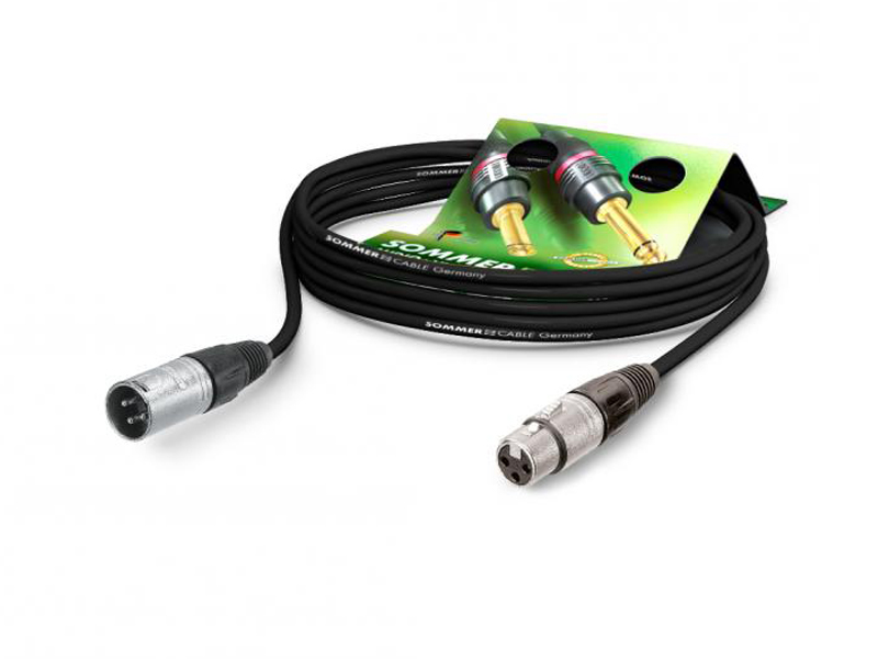 Sommer Cable CS01-0750-SW CLUB SERIES MKII - 7,5m černý | Mikrofonní kabely v délce 6m - 01