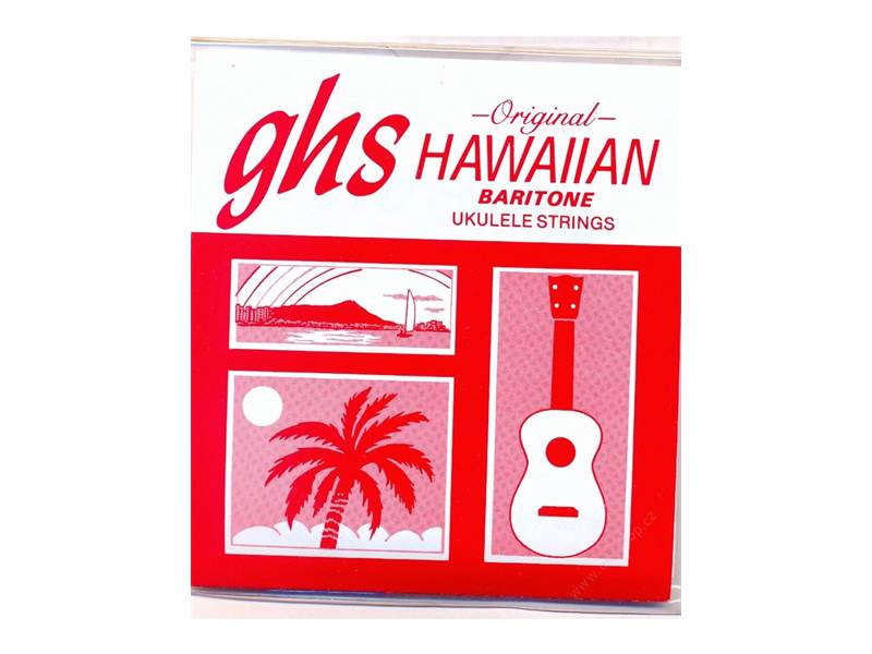 GHS H 100 struny na hawaiské bariton ukulele | Struny - 01