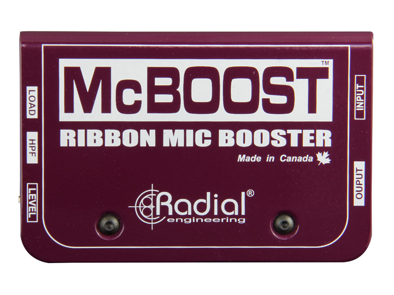 Radial Mc Boost, Ribbon Mic Booster | Mic,Line předzesilovače - 02