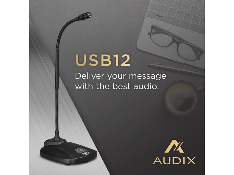 Audix USB 12 kondenzátorový mikrofon | USB mikrofony k počítači - 05