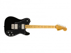 Fender SQUIER CV 70s Tele DLX MN BK | Elektrické kytary typu Tele
