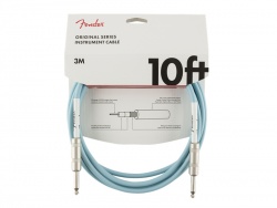 FENDER Original Series Instrument Cable, 10', Daphne Blue | Nástrojové kabely v délce 3m