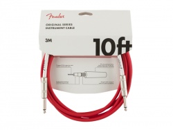 FENDER Original Series Instrument Cable, 10', Fiesta Red | Nástrojové kabely v délce 3m