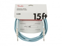 FENDER Original Series Instrument Cable, 15', Daphne Blue | Nástrojové kabely v délce 4,5m