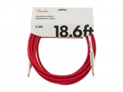 FENDER Original Series Instrument Cable, 18.6', Fiesta Red | Nástrojové kabely v délce 6m