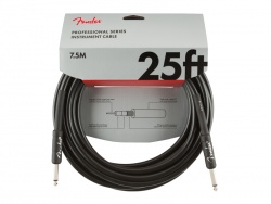 Fender Professional Series Instrument Cable S/S 7,5 m Black | Nástrojové kabely