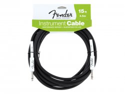 FENDER Performance Instrument Cable BLACK 15ft., 4,5m | Nástrojové kabely v délce 4,5m