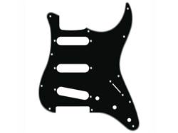 FENDER pickguard Strat 62 B/W/B Black | Pickguardy, kryty ozvučných desek na elektrické a akustické kytary