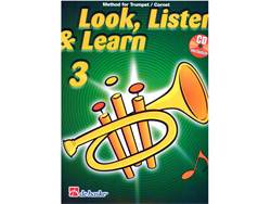 LOOK, LISTEN & LEARN 3 + CD method for trumpet | Školy hry na trubku