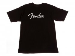 FENDER tričko Spagheti Logo S | Trička ve velikosti S