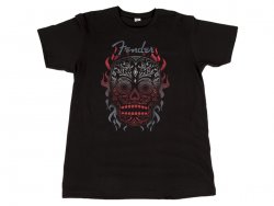 FENDER tričko Dod Fender Skull Black M | Trička ve velikosti S