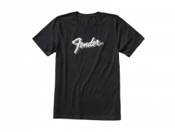 FENDER 3D Logo T-Shirt, Black, S