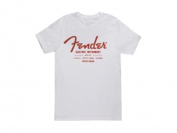 FENDER Electric Instruments Mens T-Shirt, White, M | Trička ve velikosti M