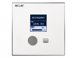 ECLER eMCONTROL1 digitální nástěnný ovládací panel | Matice a rozhlasové ústředny