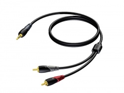 ProCab CLA711/10 - Jack 3.5 - 2x RCA - 10m | Rozbočovací kabely, redukce