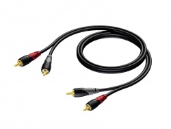 ProCab CLA800/1,5 - 2x RCA - 2x RCA - 1.5m | Rozbočovací kabely, redukce