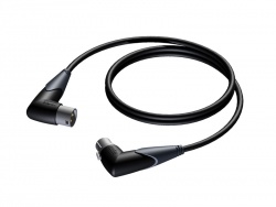 ProCab CLA904/10 - XLR úhlový - XLR úhlový - 10m | Mikrofonní kabely v délce 10m