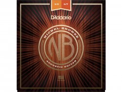 D'ADDARIO NB1047 Nickel Bronze Acoustic Extra Light | Struny pro akustické kytary .010