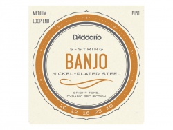 D'ADDARIO EJ61 - struny pro 5 strunné banjo
