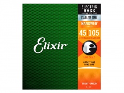ELIXIR 14677 Elixir Stainless Steel Medium Bass - .045-.105 | Sady pro čtystrunné baskytary