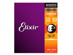 ELIXIR 16052 Acoustic PB 12-53 - Phosphor Bronze | Struny pro akustické kytary .012