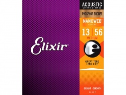 ELIXIR 16102 Acoustic 13-56 fosfor-bronzové | Struny pro akustické kytary .013