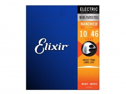 ELIXIR 12052 Electric Nanoweb Guitar Strings - .010/46 | Struny pro elektrické kytary .010