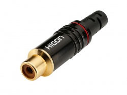 HICON CF06-RED | CINCH kabelové konektory