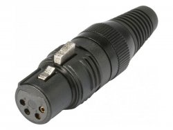 HICON X4CF-G - XLR 4-pin samice | Kabelové XLR konektory - samice