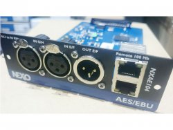 Nexo NX.AE104 AES network card | Profesionální zesilovače