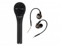 Audix OM5 mikrofon a sluchátka Audix A10X | Vokální dynamické mikrofony