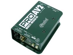 Radial ProAV2 - pasivní DI box stereo | Pasivní DI-Boxy