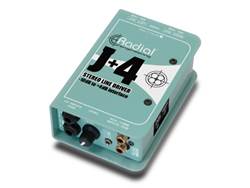 Radial J+4 Stereo line driver | Aktivní DI-Boxy