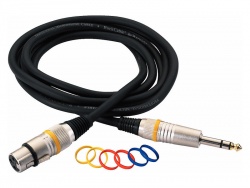 Rockcable by Warwick RCL 30386 D6 F BA symetrické mikrofonní kabely | Mikrofonní kabely v délce 6m