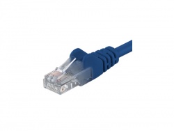 PremiumCord UTP RJ45-RJ45 CAT6 - 0.25m modrá | Datové kabely, LAN, DANTE