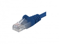 PremiumCord UTP RJ45-RJ45 CAT6 - 1m modrá | Datové kabely, LAN, DANTE