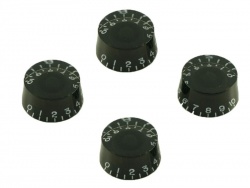 ObsidianWire 24 Spline Speed Knobs (4 Pack Black) | Potenciometry, knoby a knoflíky na kytary a baskytary