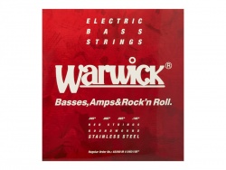 WARWICK 42200 M Red Label struny na baskytaru M - .045 .065 .085 .105 | Sady pro čtystrunné baskytary