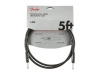 FENDER Professional Series Instrument Cable, Straight/Straight, 5', Black | Krátké nástrojové kabelové propojky - 01