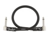 FENDER Professional Series Instrument Cables, Angle/Angle, 1', Black | Krátké nástrojové kabelové propojky - 02