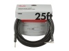 FENDER Professional Series Instrument Cables, Straight/Angle, 25', Black | Nástrojové kabely v délce 7,5m - 01
