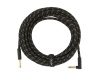 FENDER Deluxe Series Instrument Cable, Straight/Angle, 25', Black Tweed | Nástrojové kabely v délce 7,5m - 04