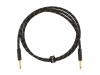 FENDER Deluxe Series Instruments Cable, Straight/Straight, 5', Black Tweed | Krátké nástrojové kabelové propojky - 03