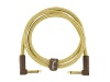 FENDER Deluxe Series Instrument Cable, Angle/Angle, 3', Tweed | Krátké nástrojové kabelové propojky - 03